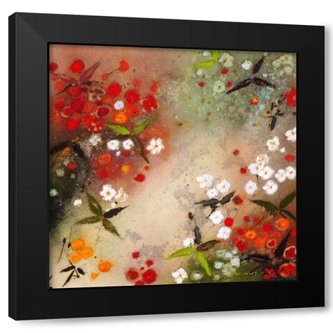 Gardens in the Mist XII Black Modern Wood Framed Art Print with Double Matting by Koury, Aleah