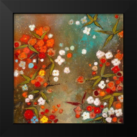Gardens in the Mist XIV Black Modern Wood Framed Art Print by Koury, Aleah