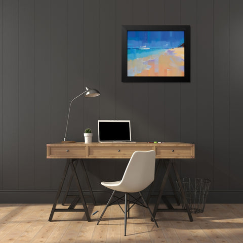 Sound of Paradise Black Modern Wood Framed Art Print by Krioutchkov, Alex Hook