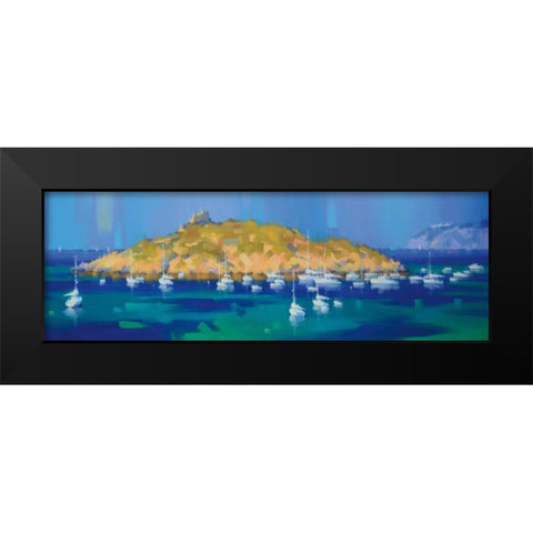 Island Black Modern Wood Framed Art Print by Krioutchkov, Alex Hook