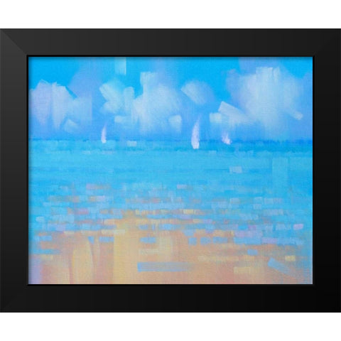 Playa 16 Black Modern Wood Framed Art Print by Krioutchkov, Alex Hook