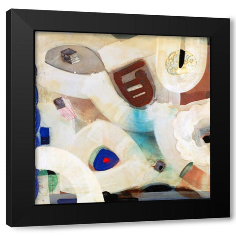 Brain Freeze 1 Black Modern Wood Framed Art Print by Koury, Aleah