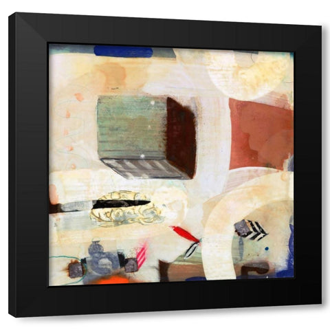 Brain Freeze 3 Black Modern Wood Framed Art Print by Koury, Aleah
