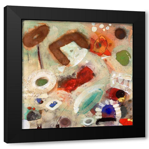 When We Think 1 Black Modern Wood Framed Art Print by Koury, Aleah