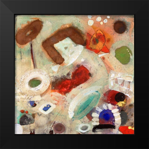 When We Think 1 Black Modern Wood Framed Art Print by Koury, Aleah