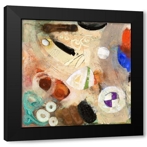 When We Think 2 Black Modern Wood Framed Art Print with Double Matting by Koury, Aleah