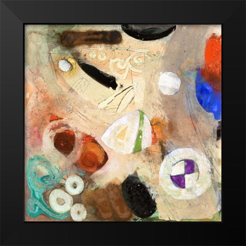 When We Think 2 Black Modern Wood Framed Art Print by Koury, Aleah