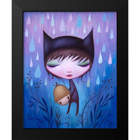 Carry Me Forever Black Modern Wood Framed Art Print by Ketner, Jeremiah