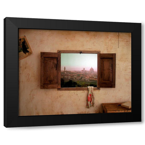 Florence Black Modern Wood Framed Art Print by Klug, Alan