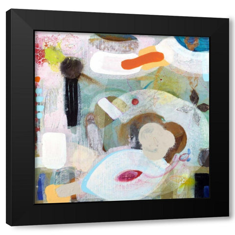 Changed My Mind 5 Black Modern Wood Framed Art Print with Double Matting by Koury, Aleah
