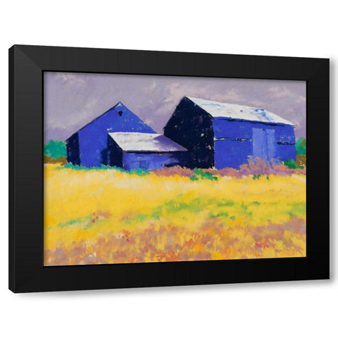 A Fine Day Black Modern Wood Framed Art Print with Double Matting by Kelly, Mike