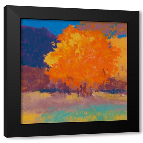 Orange Maple Black Modern Wood Framed Art Print by Kelly, Mike