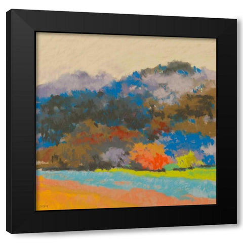 Fox Farm Woods 3 Black Modern Wood Framed Art Print with Double Matting by Kelly, Mike
