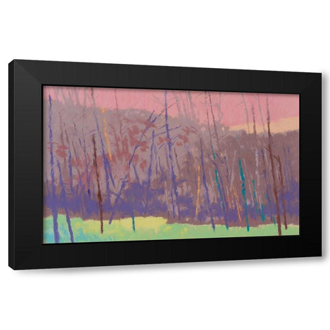 Early Morning Black Modern Wood Framed Art Print by Kelly, Mike