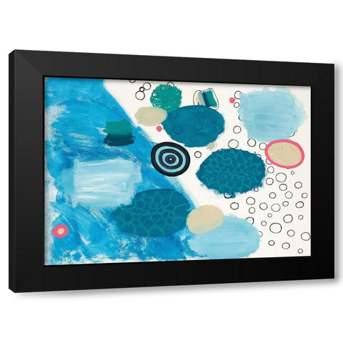 Aftermath Black Modern Wood Framed Art Print by Kleinpeter, Maggie