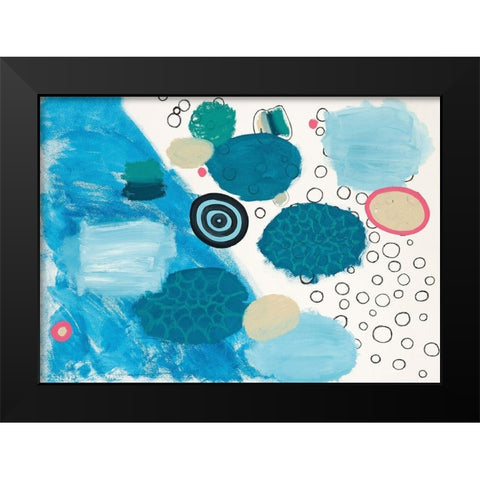 Aftermath Black Modern Wood Framed Art Print by Kleinpeter, Maggie