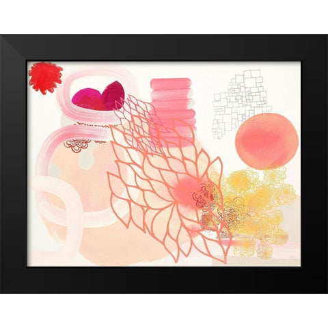 Time to Fly Black Modern Wood Framed Art Print by Kleinpeter, Maggie