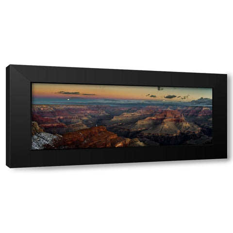 Grand Canyon Black Modern Wood Framed Art Print by Kostka, Vladimir