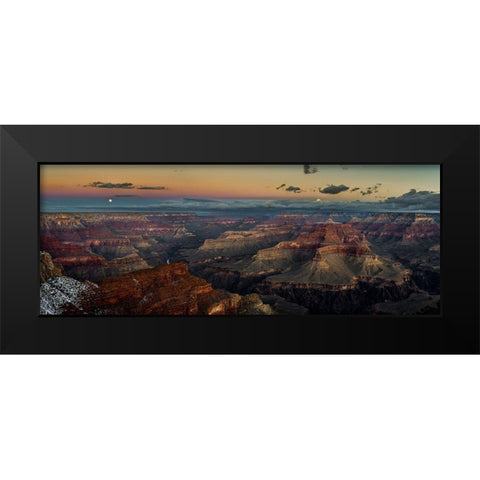 Grand Canyon Black Modern Wood Framed Art Print by Kostka, Vladimir