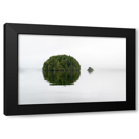 Islands Black Modern Wood Framed Art Print by Kostka, Vladimir