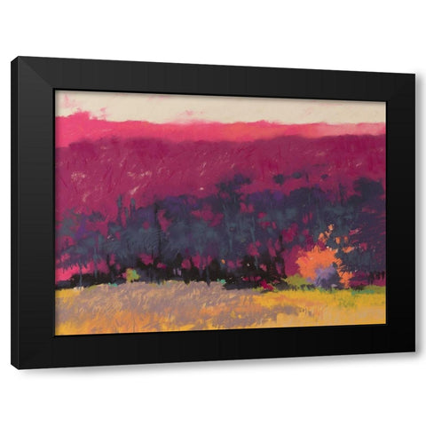 Glow Black Modern Wood Framed Art Print with Double Matting by Kelly, Mike