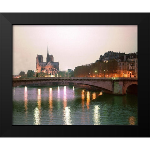 Paris No. 512 Black Modern Wood Framed Art Print by Klug, Alan