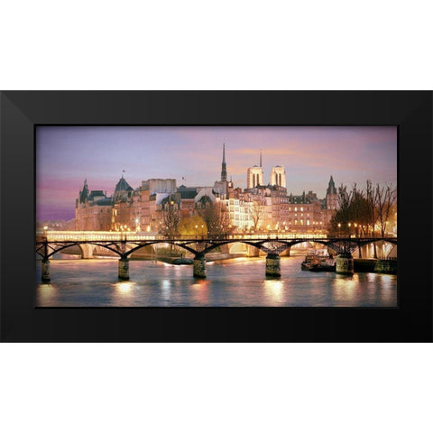 Paris No. 501 Black Modern Wood Framed Art Print by Klug, Alan