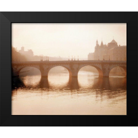 Pont Neuf, Paris Black Modern Wood Framed Art Print by Klug, Alan