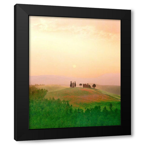 Toscana, Italia No. 717 Black Modern Wood Framed Art Print with Double Matting by Klug, Alan