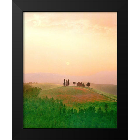 Toscana, Italia No. 717 Black Modern Wood Framed Art Print by Klug, Alan