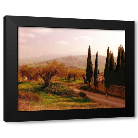 Toscana, Italia No. 709 Black Modern Wood Framed Art Print by Klug, Alan