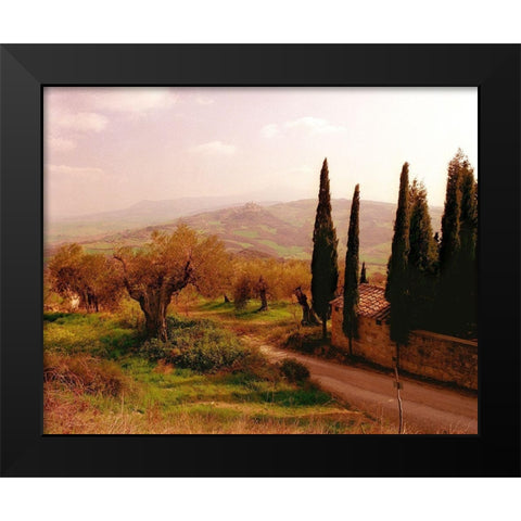 Toscana, Italia No. 709 Black Modern Wood Framed Art Print by Klug, Alan