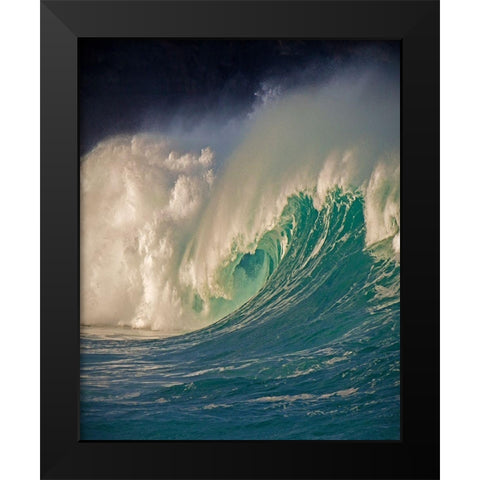 Waimea, Oahu Black Modern Wood Framed Art Print by Klug, Alan