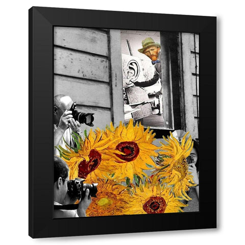 Epipahn Black Modern Wood Framed Art Print with Double Matting by Kite, Barry