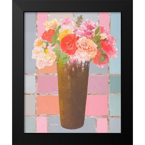 Especially for You Black Modern Wood Framed Art Print by Khorasani, Hooshang