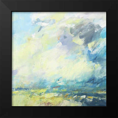 Autumn Skies Black Modern Wood Framed Art Print by Kinmont, Andrew