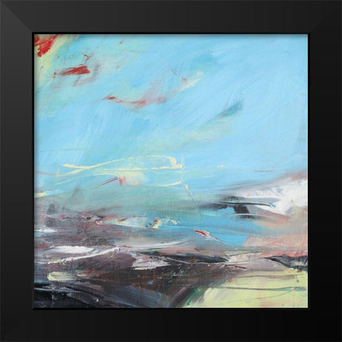 Cerulean Skies Black Modern Wood Framed Art Print by Kinmont, Andrew
