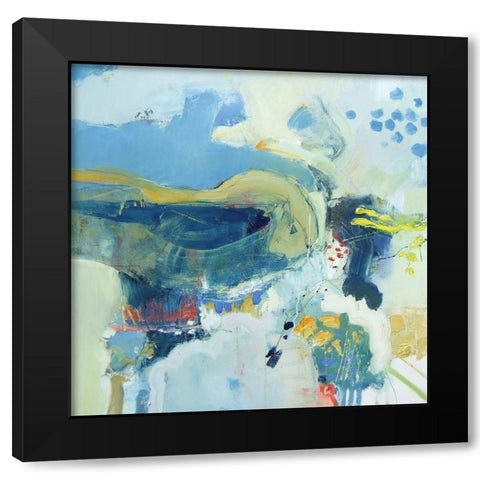 Grasshoppers and Hummingbirds Black Modern Wood Framed Art Print with Double Matting by Kinmont, Andrew