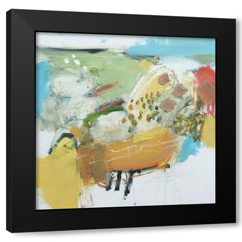 Light as a Cloud Black Modern Wood Framed Art Print with Double Matting by Kinmont, Andrew