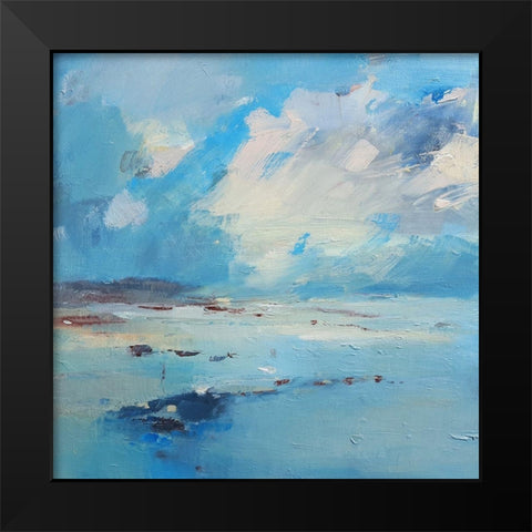 Low Tide Black Modern Wood Framed Art Print by Kinmont, Andrew