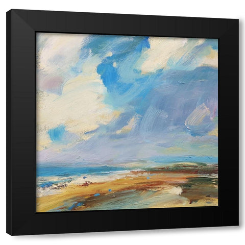 Ochre Sand West Coast Black Modern Wood Framed Art Print by Kinmont, Andrew