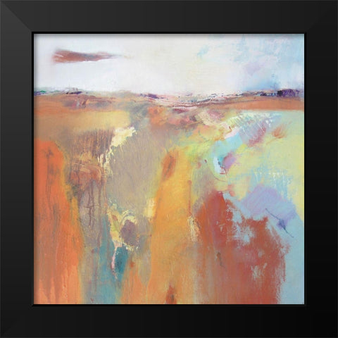 Tangerine Summer Black Modern Wood Framed Art Print by Kinmont, Andrew