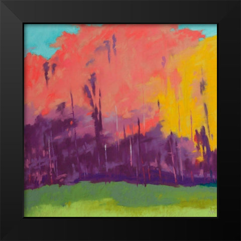 Bright View No. 2 Black Modern Wood Framed Art Print by Kelly, Mike