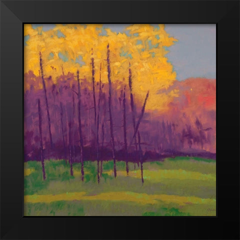 Bright View No. 3 Black Modern Wood Framed Art Print by Kelly, Mike