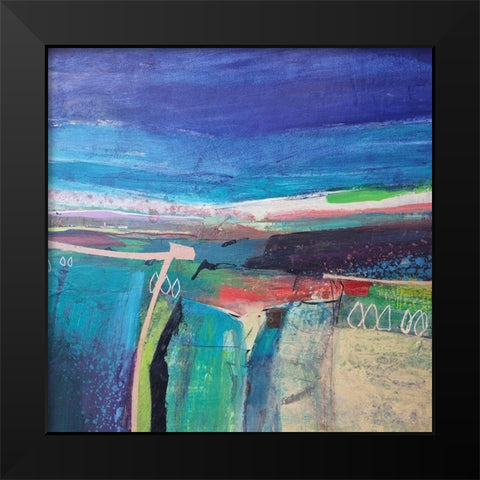 Flying Low No. 3 Black Modern Wood Framed Art Print by Kinmont, Andrew