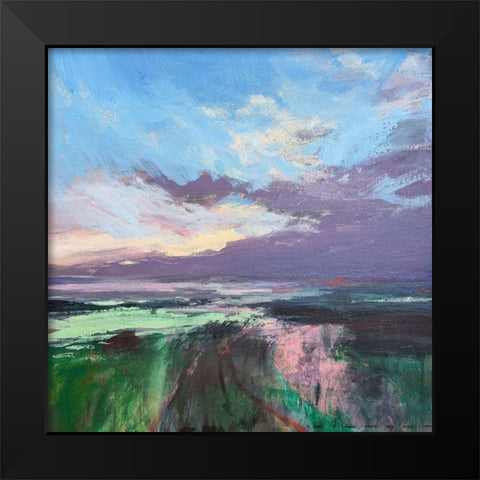 The Beauty Of The Morning Black Modern Wood Framed Art Print by Kinmont, Andrew