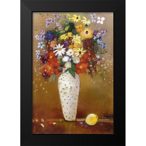 After Redon Black Modern Wood Framed Art Print by Koury, Aleah
