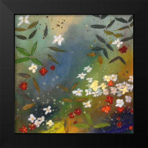 Gardens in the Mist II Black Modern Wood Framed Art Print by Koury, Aleah