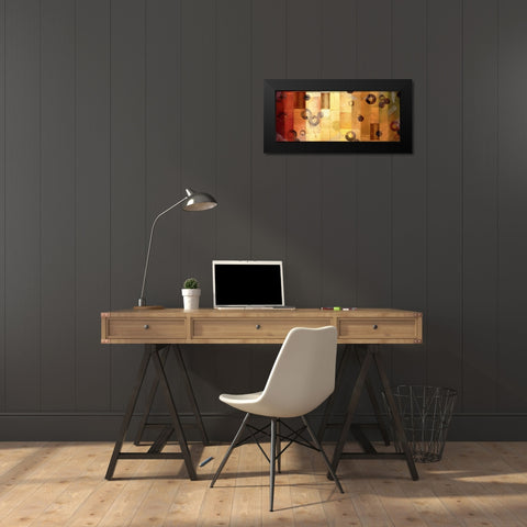 Of This World No. 8 Black Modern Wood Framed Art Print by Koury, Aleah