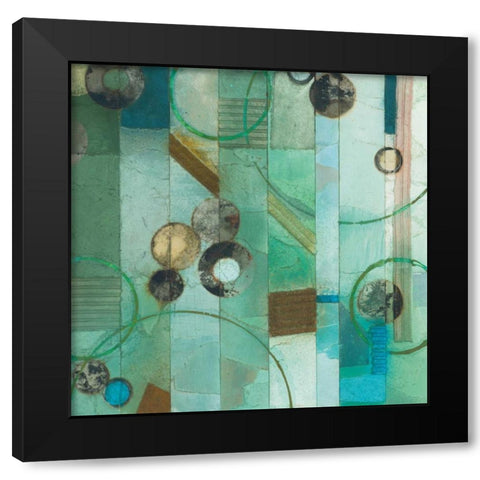 Of This World No. 17 Black Modern Wood Framed Art Print with Double Matting by Koury, Aleah